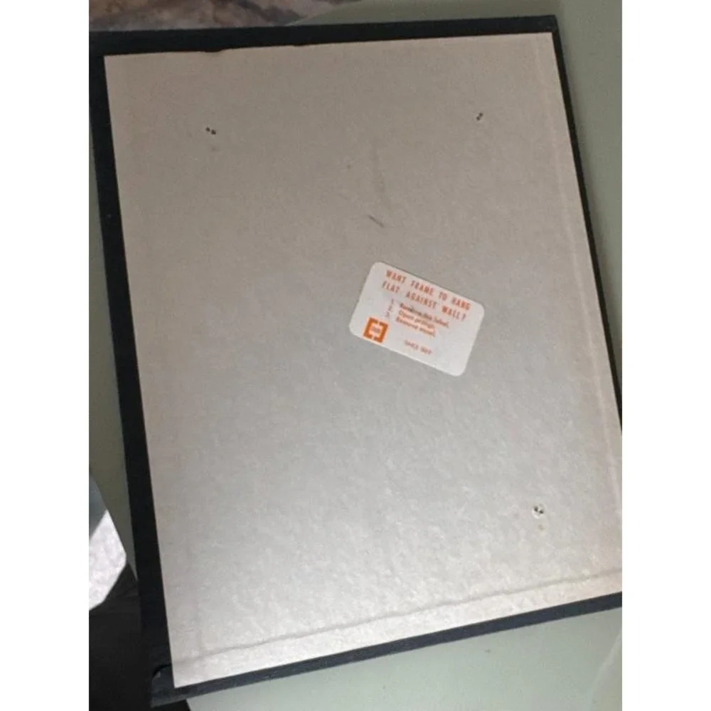 Vintage Metal  Photo Frame with Three Women Portrait Table‎ Top Free Standing